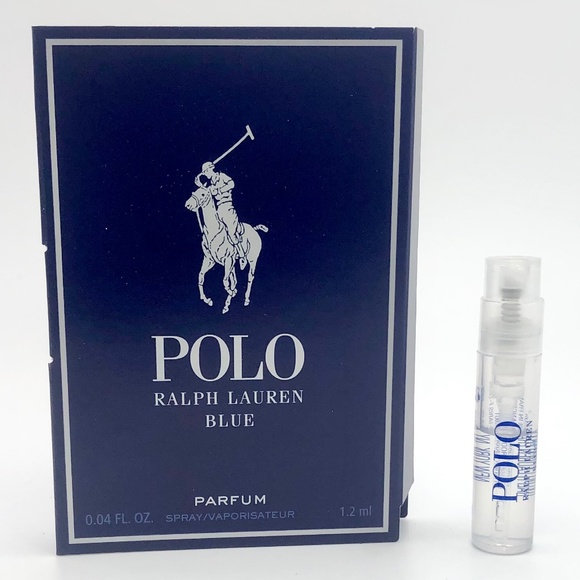 ❤️ 4 for $25 Ralph Lauren Polo Blue Mini Travel Vial New on Card - Picture 1 of 1